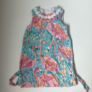 EUC Lilly Pulitzer Flamingo Shift Dress
